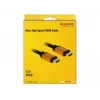 Kabel HDMI DeLOCK 85728 1.5m Typ A Czarny Złoty