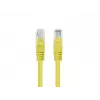 Kabel sieciowy LANBERG PCU6-20CC-0150-Y UTP Kat.6 1,5 m, CCA, RJ-45, żółty