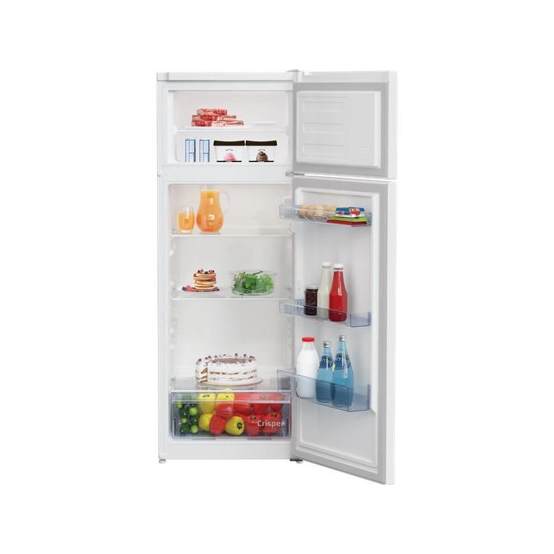 Lodówka BEKO RDSA240K40WN, Klasa energetyczna E, Wysokość 146,5 cm, Biała
