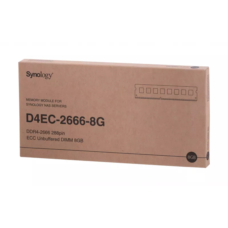 Synology - DDR4 - Modul - 8 GB - DIMM 288-PIN - 2666 MHz / PC4-21300 1.2 V ungepuffert ECC