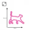 Dekoracyjne światło LED w stylu neonu MANTA SNL70PK Style Neon Lights CAT 2 różowe (model SNL70PK)