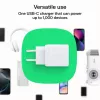 Zasilacz sieciowy zielony Cell PowerSource Solo30 30W Biały — ładowarka USB-C, moc 30 W