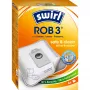 Worek na kurz do odkurzacza robota MELITTA Swirl ROB 3, opakowanie 4 szt., kolor drewnopodobny