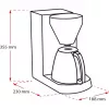 MELITTA Enjoy Therm - Ekspres do kawy - 12 filiżanek