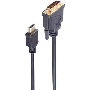 shiverpeaks ®-BASIC-S--Wtyk HDMI na wtyk DVI-D (24+1), styki pozłacane, 7,5 m (BS77487)