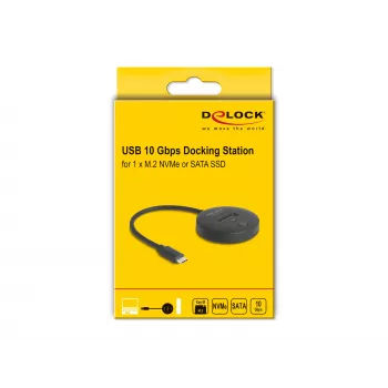 Stacja dokująca M.2 DeLOCK 64254 USB 3.2 Gen 1 Type-C NVMe SATA