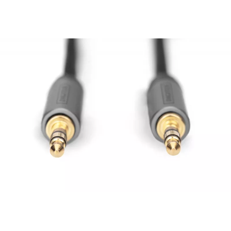 Kabel audio Digitus 3,5 mm jack na 3,5 mm jack 1,8 m czarny