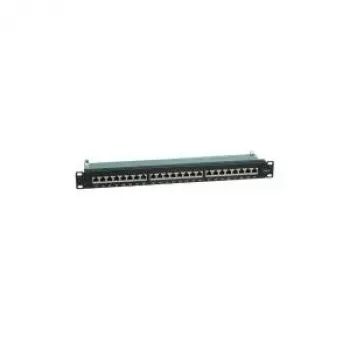 Patch Panel VALUE Kat.6 19 cali 24 porty ekranowany czarny