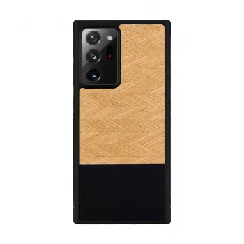 Etui ochronne Man and Wood do Samsung Galaxy Note 20 Ultra — jodełka nero Czarny
