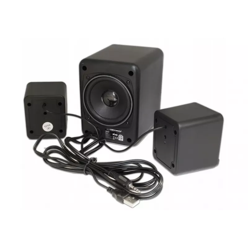 Esperanza EP153 Zestaw głośników USB 2.1 6 W Czarny