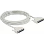 Kabel szeregowy DELOCK 86881, D‑Sub 37‑pin do D‑Sub 37‑pin, beżowy, 5 m