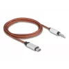 Kabel USB DeLOCK 81288 Pomarańczowy Srebrny