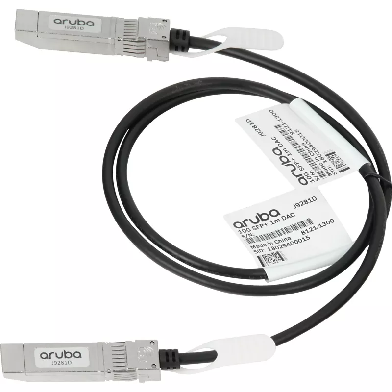 Z HP Enterprise 10G SFP+ to SFP+ 1m Direct Attach Copper InfiniBand-Kabel SFP+ Schwarz