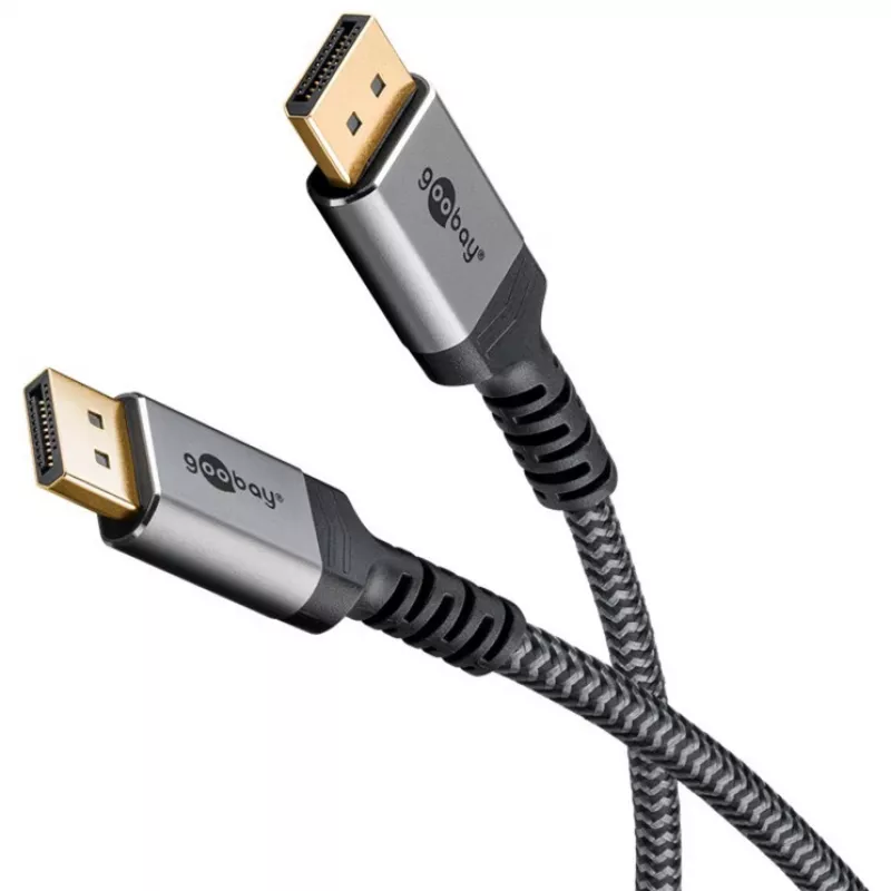 Goobay 75681 - Kabel DisplayPort 2.1 8K 120 Hz 54 Gbit/s - Kabel - Cyfrowy/Wyświetlacz/Wideo (75681)