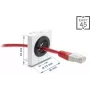 Przepust kablowy DELOCK Easy 91075, średnica 23 mm, przepust do biurka/szafki