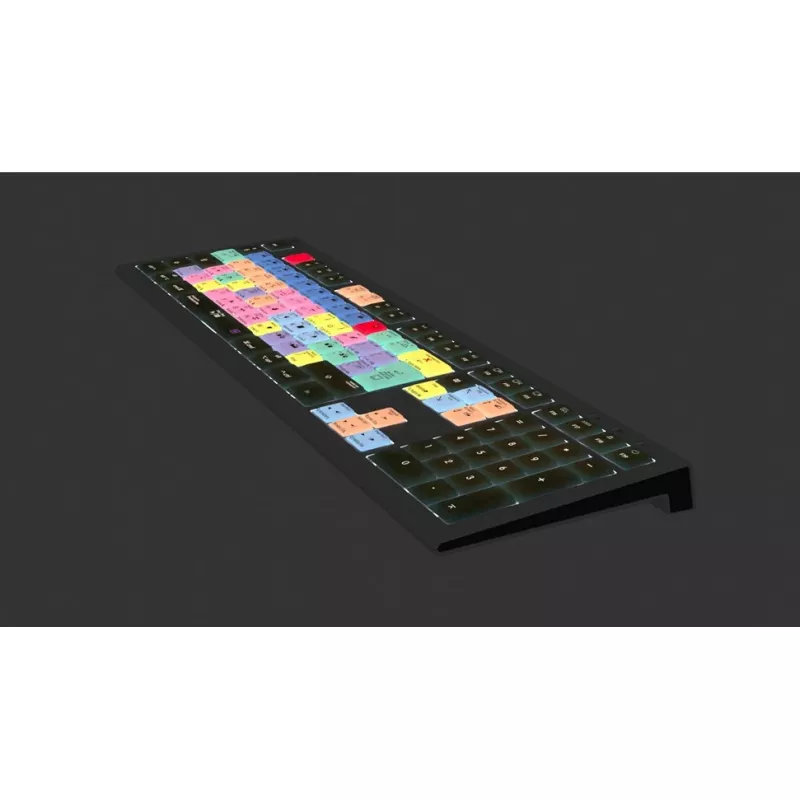 Logickeyboard LKB-PPROCC-A2M-UK Klawiatura USB QWERTY angielska czarna (LKB-PPROCC-A2M-UK)