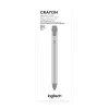 Logitech Crayon – cyfrowe pióro do Apple iPad – Lightning – Szary
