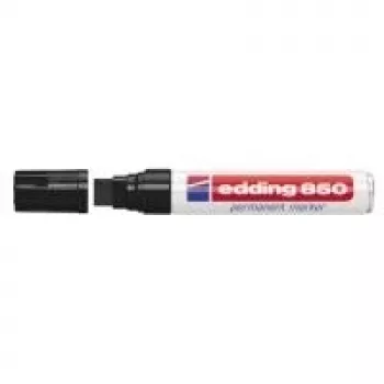 Marker permanentny Edding 850 Block czarny 5 szt.