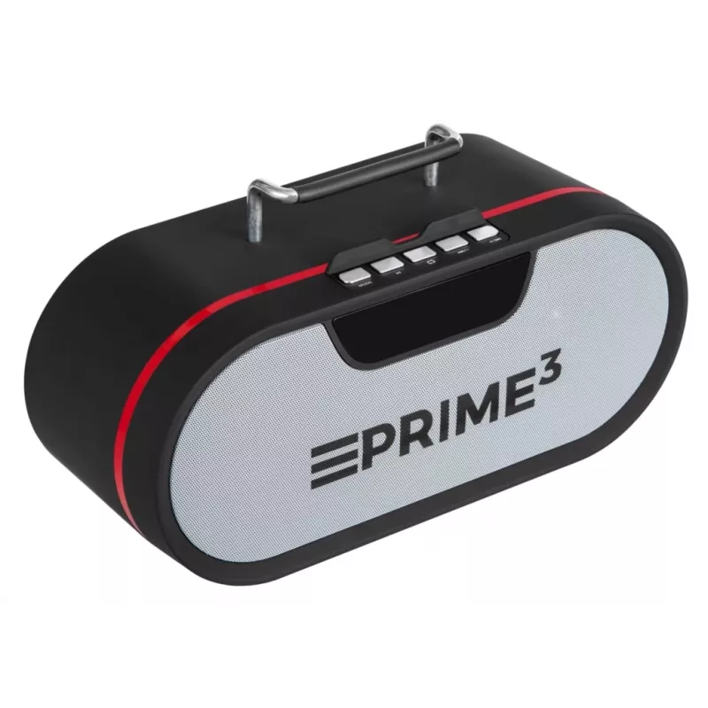 Radio przenośne PRIME3 APR81 — FM, 12 W RMS, MicroSD, bateria 3600 mAh, szary