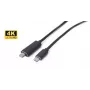 Microconnect USB3.1CMDP2 Adapter graficzny USB 3840 x 2160 pikseli Czarny