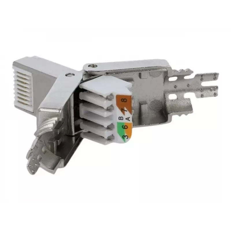 Złącze przewodowe DeLOCK 86477 RJ-45 Szare