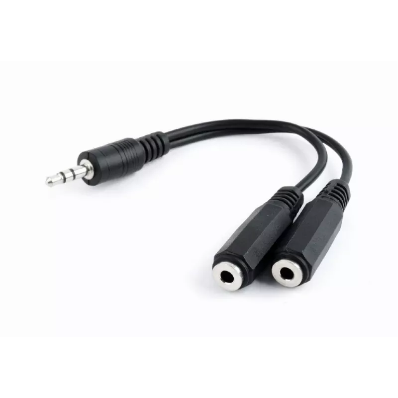 Rozdzielacz audio 3.5mm/10cm biały CCA-415-0.1M GEMBIRD