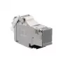 Gniazdo RJ-45 Rutenbeck UM-Cat.6A szare