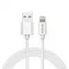 Przewód USB Savio Cl-193 USB 2.0 2 m USB A USB C/Lightning Biały