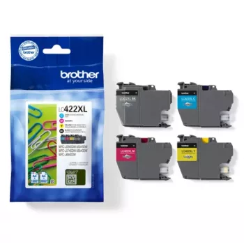 Brata LC422XLVALDR tusz 4 szt. Oryginalny Wysoka wydajność (XL) Czarny, Cyjan, magenta, Żółty