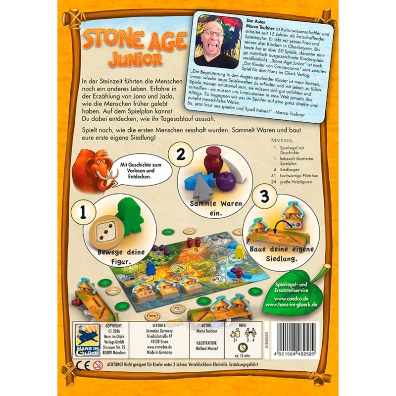 Stone Age Junior, Gra planszowa Gra Roku dla Dzieci 2016