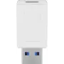 Microconnect USB3.0ACFW przejściówka płci USB A USB C Biały
