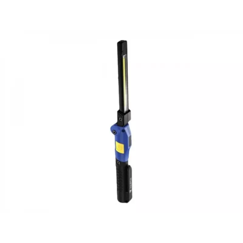 Ręczna lampa robocza Varta Work Flex Czarna LED, 100 lm, wbudowana bateria, 6 h, aluminium/nylon/PC/guma, 120 mm