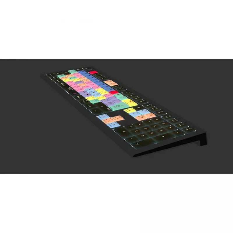 Klawiatura Logickeyboard Adobe Premiere Pro CC ASTRA 2 podświetlana Mac francuska (LKB-PPROCC-A2M-FR)