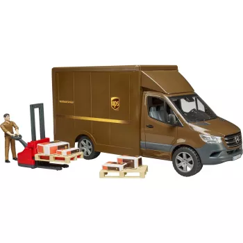 Model ciężarówki dostawczej BRUDER 02678 wstępnie zmontowany 1:16