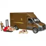 Model ciężarówki dostawczej BRUDER 02678 wstępnie zmontowany 1:16