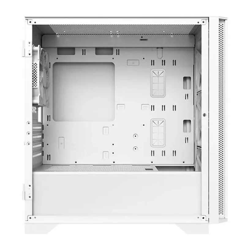 Montech AIR 100 ARGB Obudowa MICRO-ATX z Czterema Wentylatorami ARGB Pre-Instalowanymi, Ultra-Minimalistyczny Design, Drobna Siatka na Panelu Przednim, Wysoki Przepływ Powietrza, Unikalny Bok