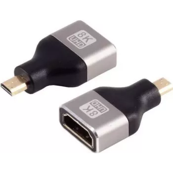 Adapter HDMI-D ShiverPeaks 10-01058 — metalowe złącze, obsługa do 8K