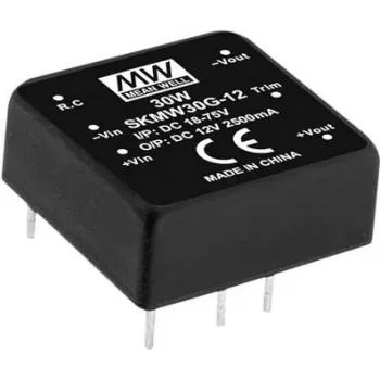 Zasilacz/przetwornica MEAN WELL SKMW30G-03, 30 W, wejście 18–75 V, RoHS