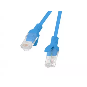 Kabel sieciowy Lanberg PCU6-10CC-0150-B RJ45 Cat6 1.5m niebieski