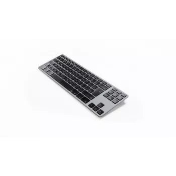 Klawiatura mechaniczna Matias FK408BTB-UK Tenkeyless Bluetooth Aluminiowa Space Gray