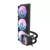 Chłodzenie wodne CPU Darkflash DV360S, radiator 360 mm, podświetlenie RGB, czarne
