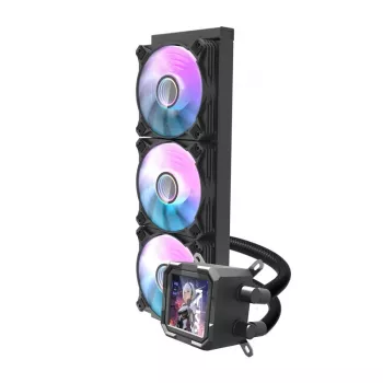 Chłodzenie wodne CPU Darkflash DV360S, radiator 360 mm, podświetlenie RGB, czarne