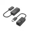 Kabel sieciowy UNITEK Y-UE01001 Stacja dokująca/replikator portów USB 3.0 60 m czarny