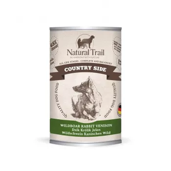 NATURAL TRAIL Country Side Dzik Królik Jeleń - Mokra karma dla psów - 400 g