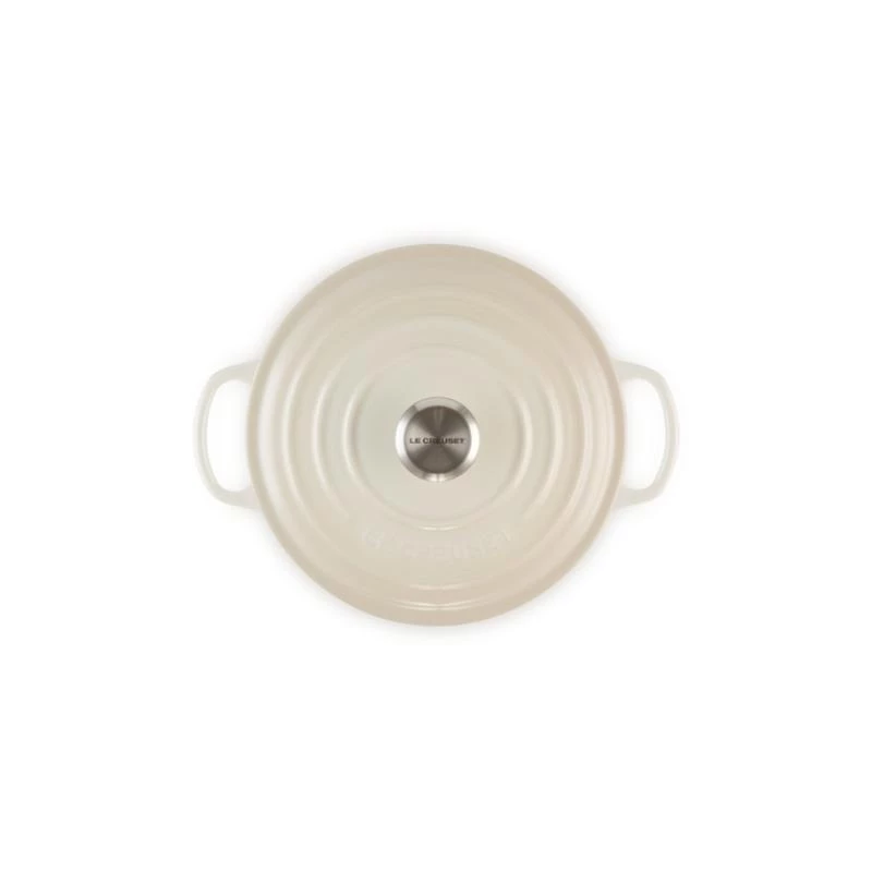 Le Creuset Signature Roaster okrągła biała 20cm