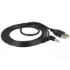 Kabel zasilający DeLOCK 85544 USB A 1,5 m czarny