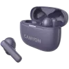 Słuchawki Canyon CNS-TWS10PL True Wireless Stereo (TWS) douszne do rozmów/muzyki/sportu/codziennego użytku USB Type-C Bluetooth Fioletowe (CNS-TWS10PL)