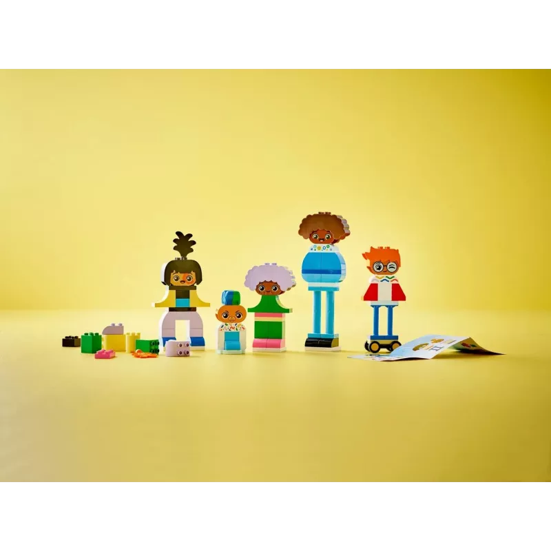 Zabawka konstrukcyjna LEGO DUPLO 10423 zestaw z figurkami do zbudowania, 71 elementów, dla dzieci od 3 lat, wysokość figurek 260 mm