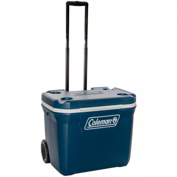 Coleman 50QT Xtreme, chłodziarka na kółkach, niebieski, plastik, poliuretan (PU), czarny, 47 l, 113 kg