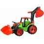 Lena GIGA TRUCKS Traktor z przednim ładowaczem, Traktor, 3 yr(s), Tworzywo sztuczne, Niebieski, Szary, Biały